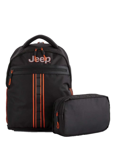 Buy Carpisa Black Alfa Go Jeep Large Laptop Backpack Online Tata
