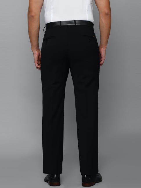 Buy Louis Philippe Black Trousers Online - 317221 | Louis Philippe