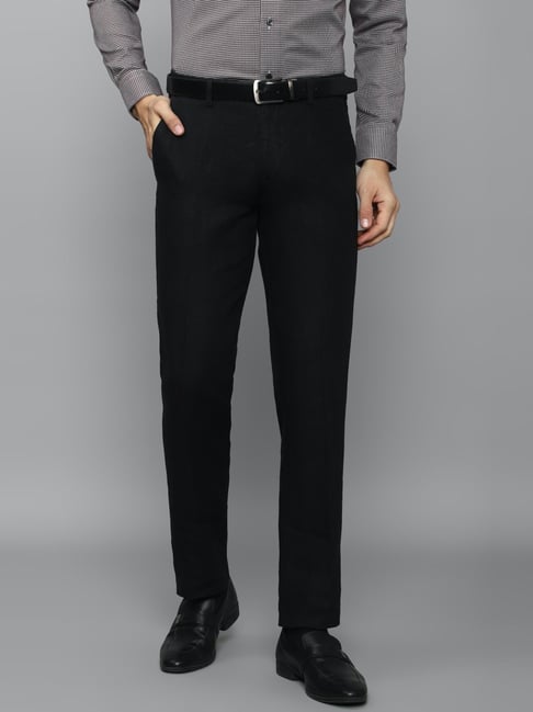 Buy LOUIS PHILIPPE Textured Polyester Blend Slim Fit Mens Work Wear  Trousers  Shoppers Stop