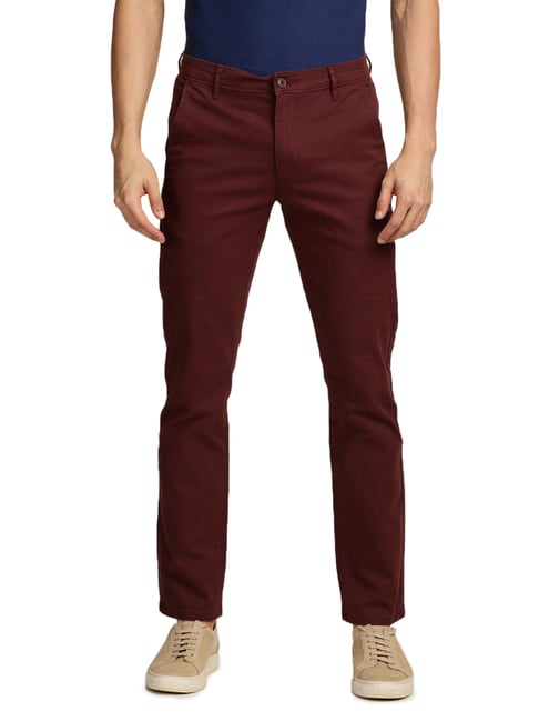 Levis Levi's 511 Brown Cotton Slim Fit Trousers