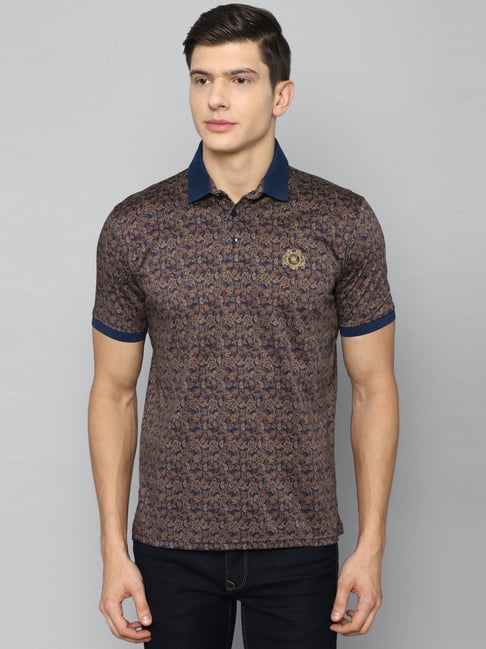 Buy Louis Philippe Sport Brown Short Sleeves Polo T-Shirt for Men Online @  Tata CLiQ
