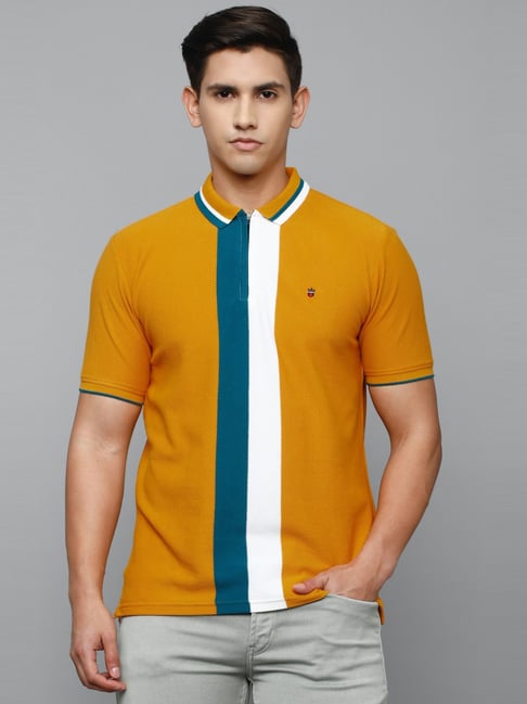 Buy Louis Philippe Yellow Polo T-Shirt for Men's Online @ Tata CLiQ