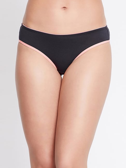 Buy online Black Polyamide Bikini Panty from lingerie for Women by Clovia  for ₹300 at 40% off