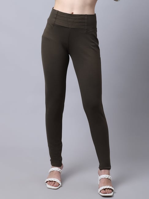 Buy Harpa Harpa Women Black Solid Treggings at Redfynd