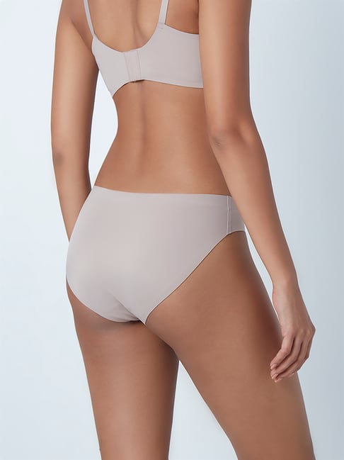 Buy Wunderlove Taupe Invisible Full Brief from Westside