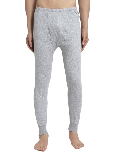 Kalt Light Grey Regular Fit Thermal Bottoms