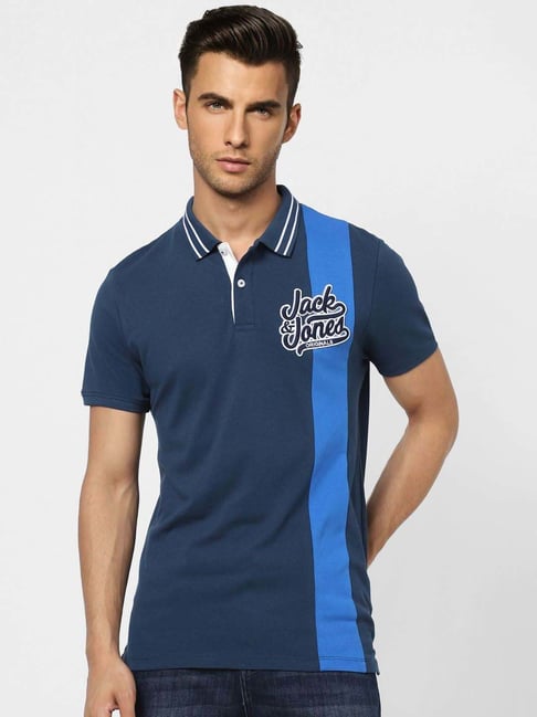 Jack jones hotsell premium polo shirt