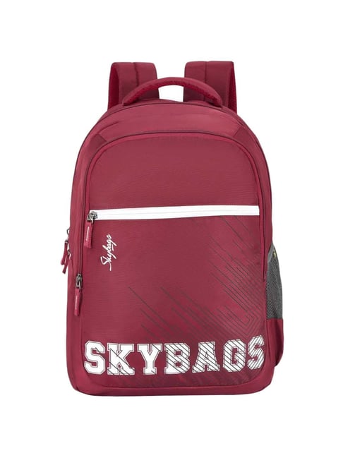 Skybags 31 Ltrs Red Medium Laptop Backpack-picture-41