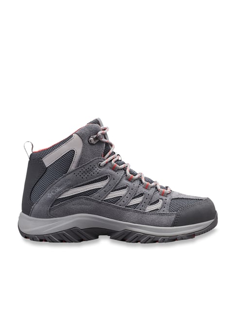 Columbia Women's CRESTWOOD MID WATERPROOF Grey Outdoor Shoes