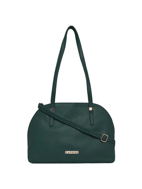 Caprese Green Solid Large Shoulder Bag