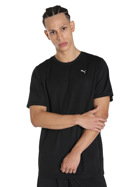 Puma Black Regular Fit T-Shirt