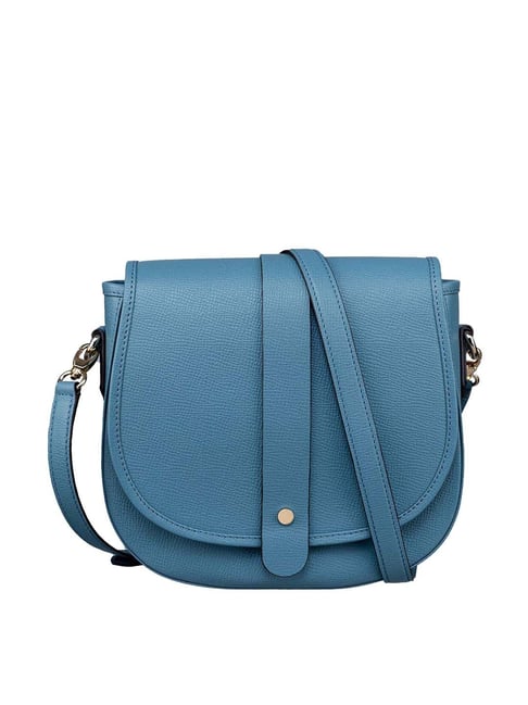 Buy Mai Soli Blue Solid Medium Sling Handbag Online At Best Price