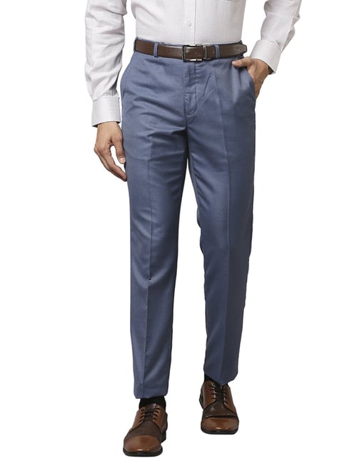 CYPHUS Regular Fit Men Blue Trousers  Buy CYPHUS Regular Fit Men Blue  Trousers Online at Best Prices in India  Flipkartcom