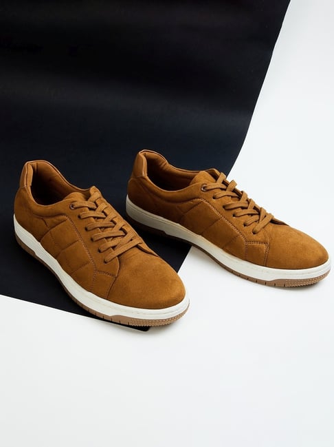 Buy Roadster Men Brown Solid Sneakers - Casual Shoes for Men 1341633 |  Myntra