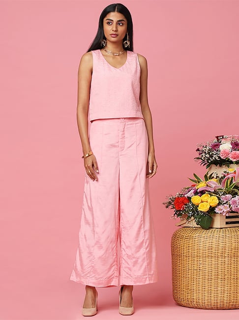 Marigold Lane Pink Top Pant Set Price in India