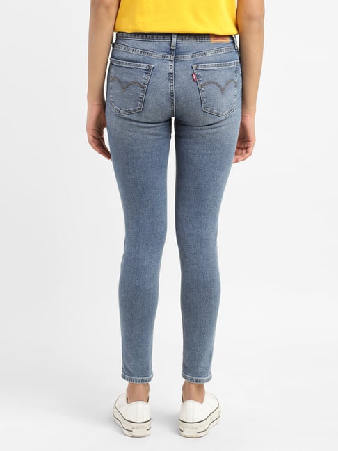 Denim Levis 710 Indigo Buy Levi's 710 Mid Indigo Cotton Super