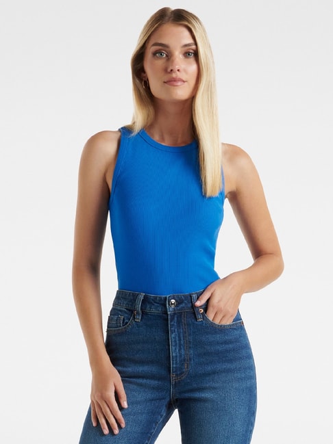 Forever New Blue Tank Top Price in India
