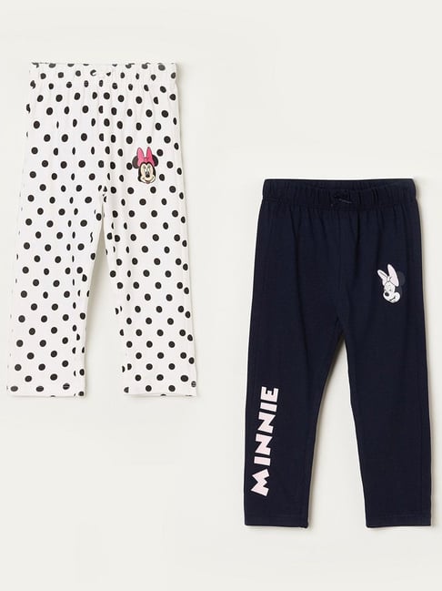 Juniors by Lifestyle Kids Navy White Cotton Printed Pajamas