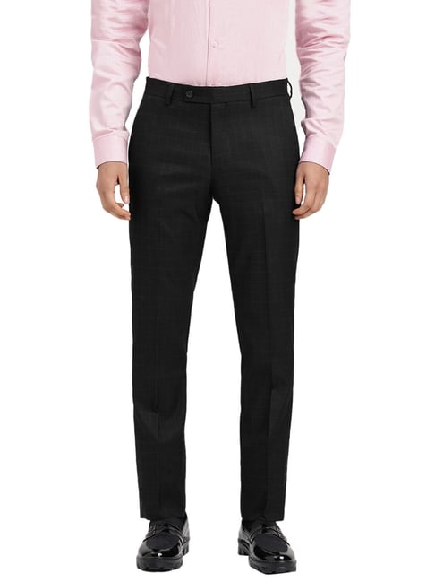 Buy Arrow Hudson Tailored Regular Fit Formal Trousers - NNNOW.com