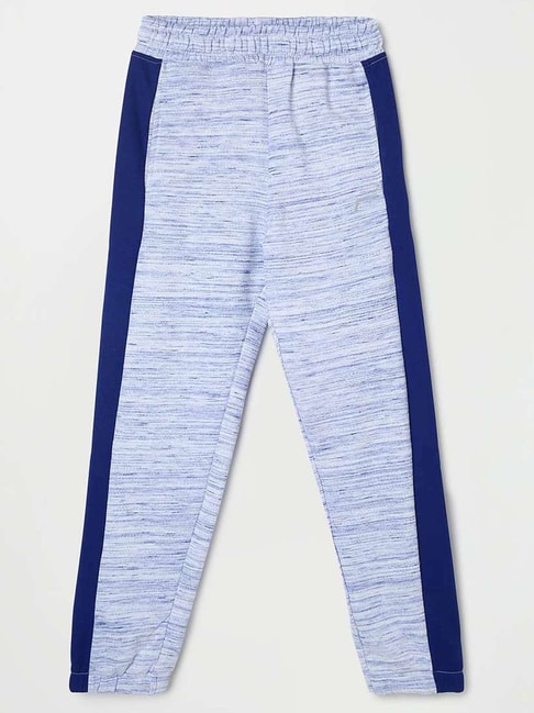 Fame Forever by Lifestyle Kids Blue Cotton Printed Trackpants