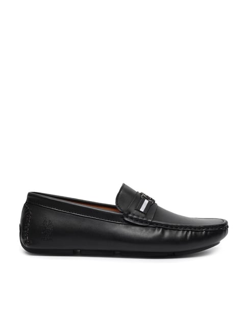 U S Polo Assn U.S. Polo Assn. Men's Black Casual Loafers