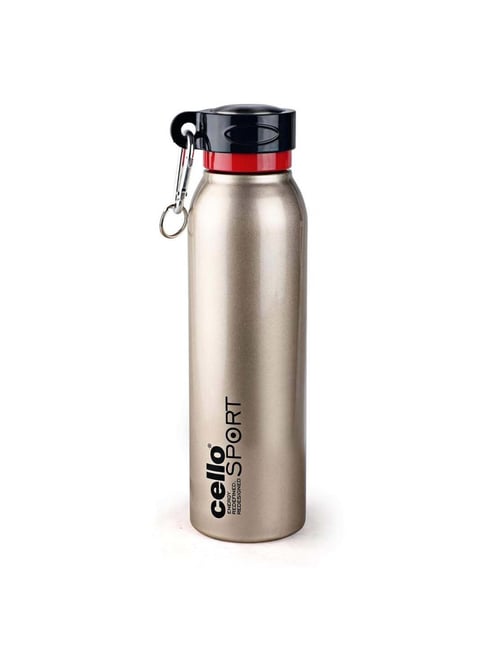 Buy Cello Grey Stainless Steel Double-Walled Water Bottle (1 L