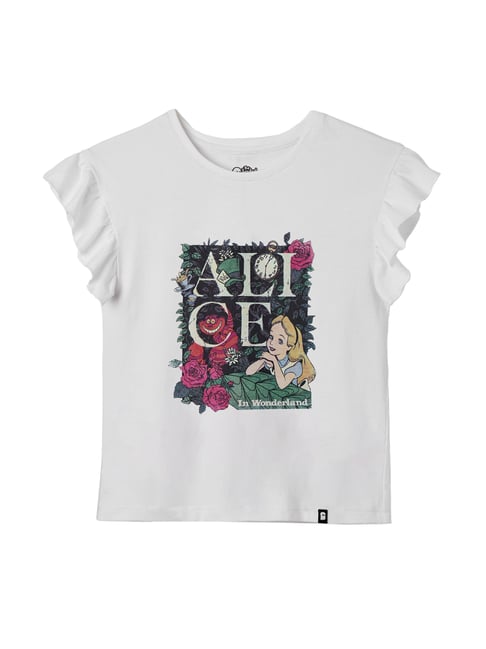 The Souled Store Kids White Printed T-Shirt-picture-26