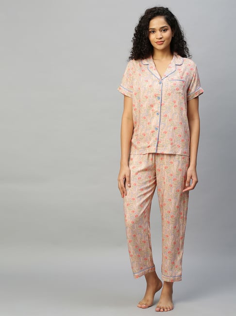 Floral discount cotton pyjamas