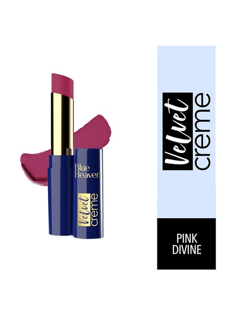 Blue Heaven Velvet Creme Lipstick Pink Divine - 3.5 gm