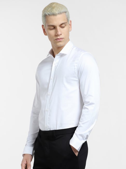 Jack & Jones White Slim Fit Shirt-picture-26