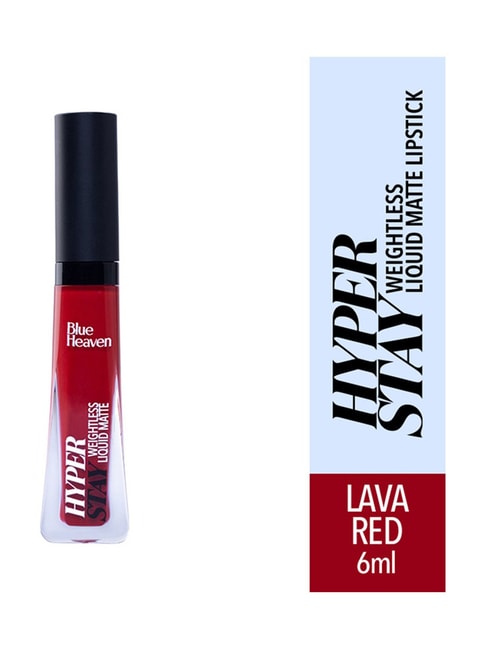 Blue Heaven Hyperstay Liquid Matte Lipstick Lava Red 02 - 6 ml