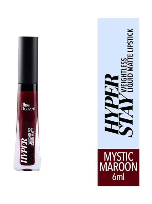 Blue Heaven Hyperstay Liquid Matte Lipstick Mystic Maroon 05 - 6 ml