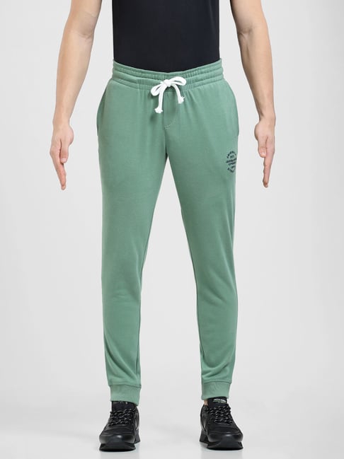 Jack & Jones Sage Green Slim Fit Trackpants-picture-29