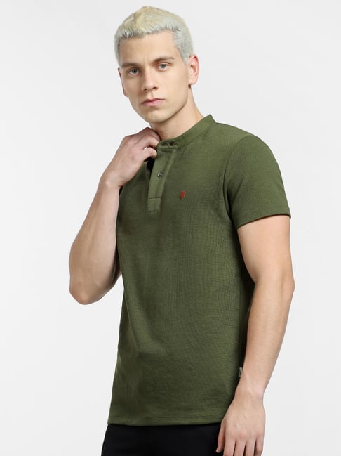 Jack Jones Olive Slim Fit T-Shirt