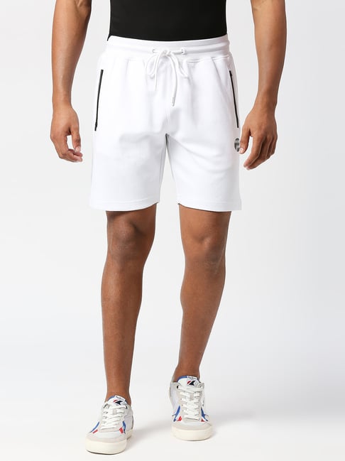 Pepe Jeans White Regular Fit Shorts