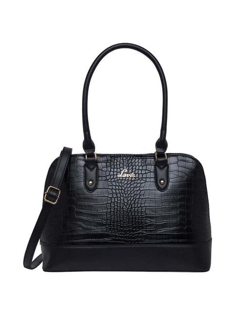 Buy Lavie Black Textured Large Shoulder Bag Online At Best Price