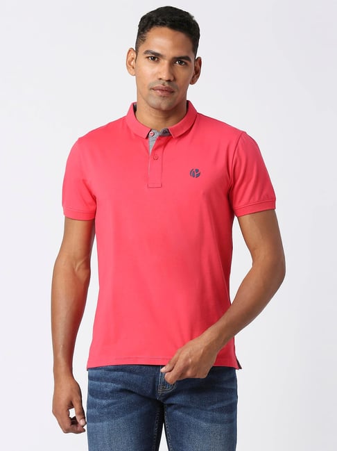 Pepe Jeans CASH Dark Pink Regular Fit Polo T-Shirt