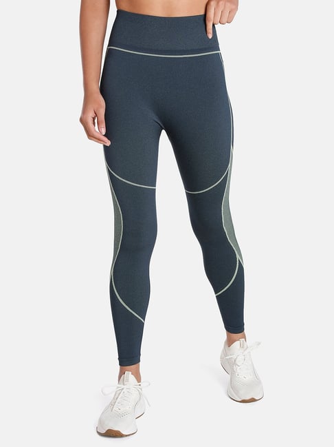 Buy Puma Women's Fitted Leggings (523849_Black-Speed Green at Amazon.in