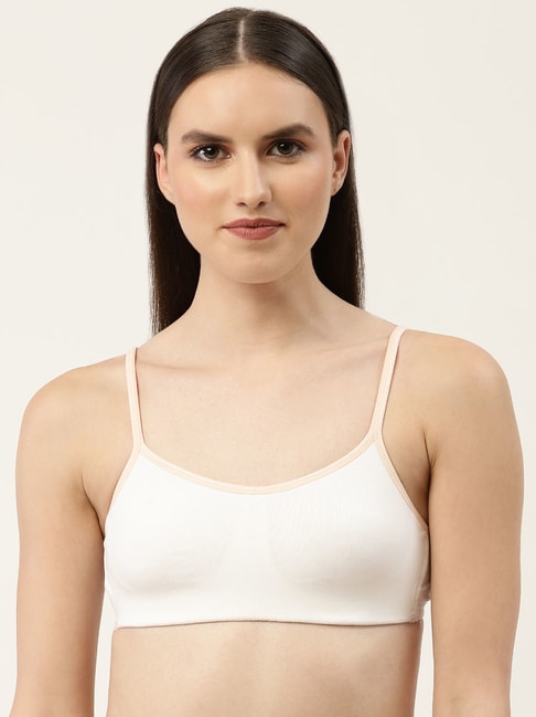 Buy Leading Lady White Cotton Full Coverage T-Shirt Bra for Women Online @  Tata CLiQ