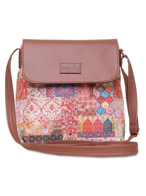 ZOUK Multicolor Printed Cross Body Bag-picture-39