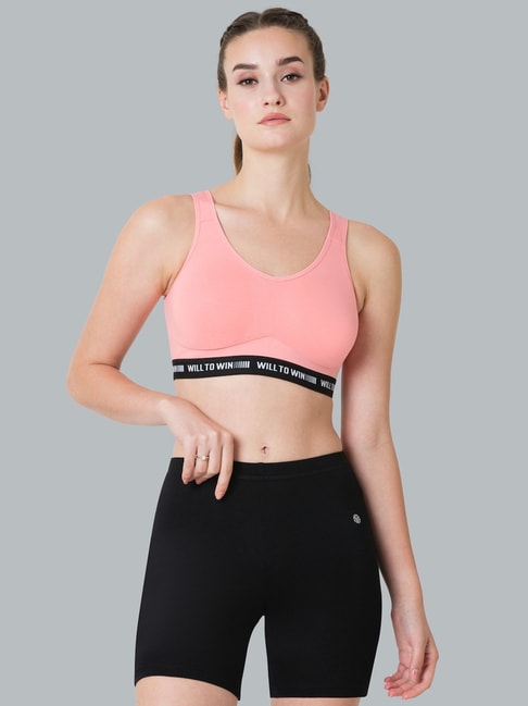 Buy Van Heusen Pink Cotton Sports Bra for Women Online @ Tata CLiQ
