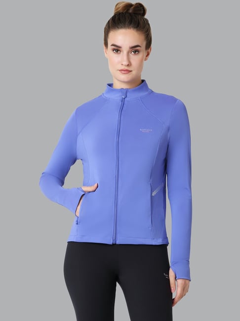 Van Heusen Blue Mock Collar Jacket-picture-45