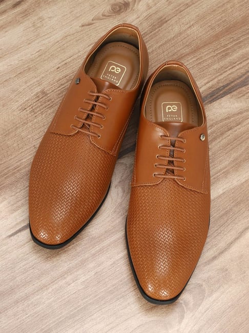 Buy Peter England Men's Brown Derby Shoes for Men at Best Price