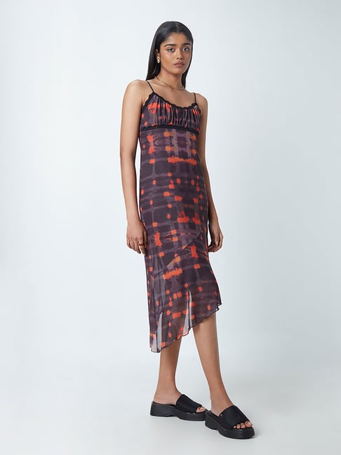 Nuon by Westside Orange Printed Dress Price in India