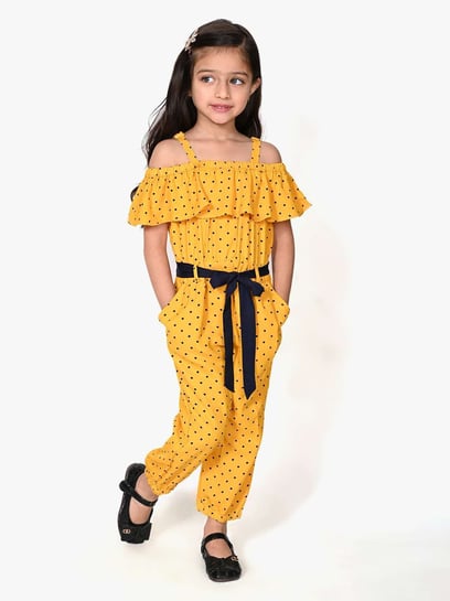 Full Length Polyester Girls Black Printed Jumpsuit at Rs 750/piece in New  Delhi
