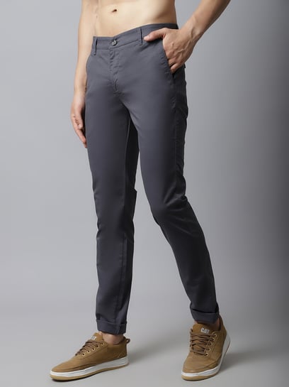 Dark Grey Chinos for Men