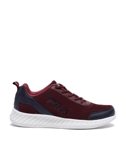 Maroon store fila shoes