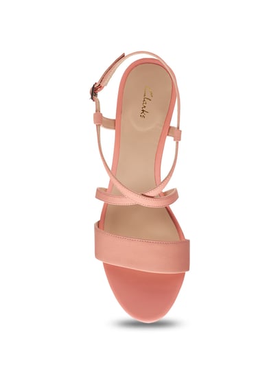 Clarks sale pink sandals