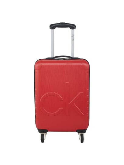 Calvin klein deals red suitcase