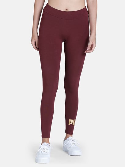 Puma Leggings With Gold Logo